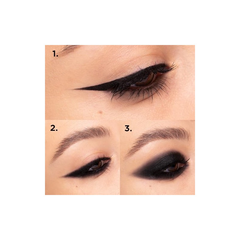 NABLA Cupid's Arrow Longwear Stylo, Black, Long-Lasting and Highly Pigmented