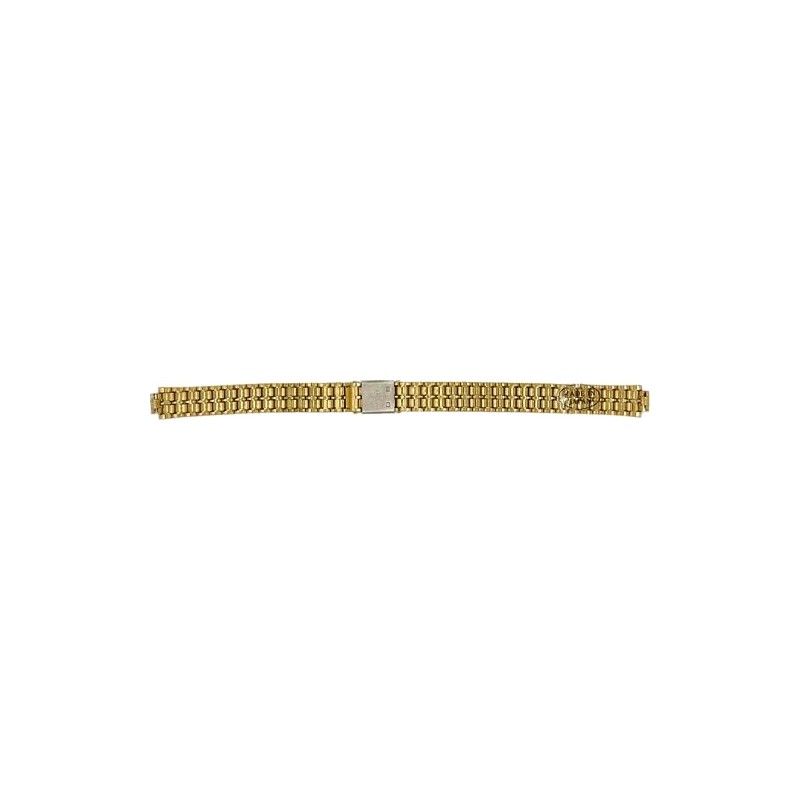 7.5mm Womens Replacement Watchband with Notch Gold Color (notch 7mm)