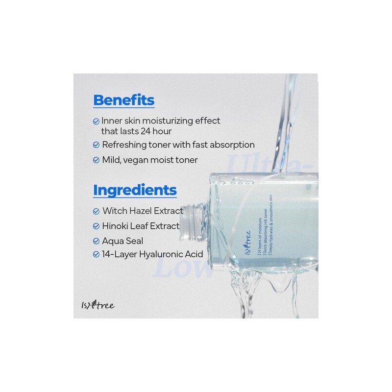 Isntree [Isntree]Ultra-Low Molecular Hyaluronic Acid Toner 300ml