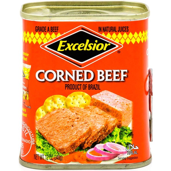 EXCELSIOR Corned Beef in Natural Juices, 12 Ounce