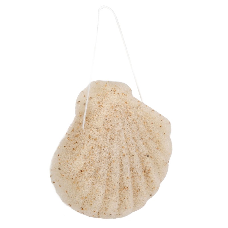 3pcs Walnut Powder Exfoliating Facial Sponge Soft Skin Cleansing Konjac