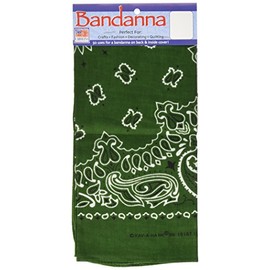 CAROLINA Have, A, Hank Paisley Bandannas, 22-Inch by 22-Inch, Hunter Green