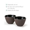 Bredemeijer Cast Iron Enamelled Tea Cups Set of 2 Small