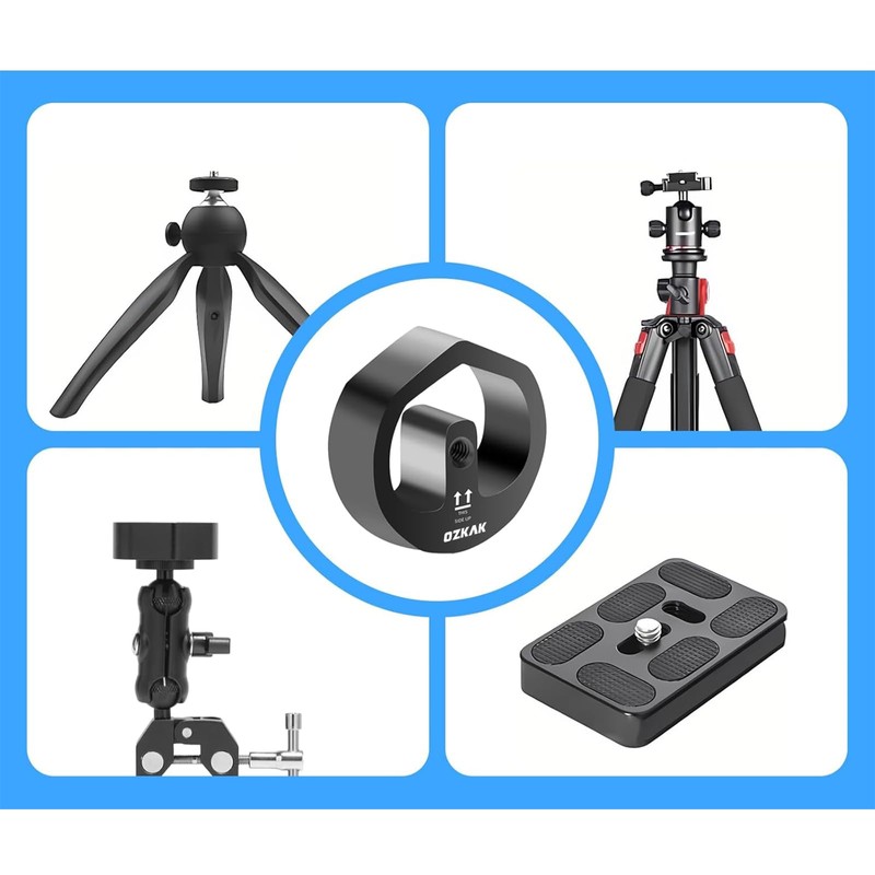 Starlink Mini Tripod Adapter, Heavy Duty Aluminum Adapter for Starlink