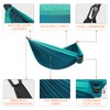 AnorTrek Camping Hammock, Super Lightweight Portable Parachute Hammock with Two