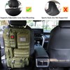 tactical car seat back organizer and storage truck seat covers