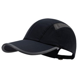 Croogo Men Quick Dry Baseball Cap Mesh Ball Cap Curved Brim Snapback Hat Breathable Tennis Hat Sun Hat,Navy Blue-DCP2401