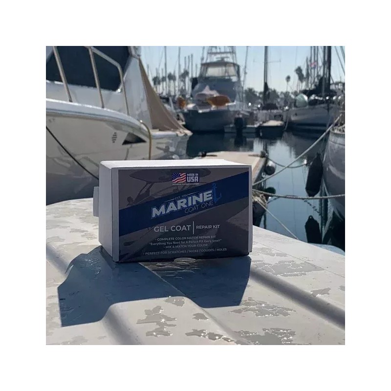 Marine Coat One, Clear Gelcoat Repair Kit For Boat -