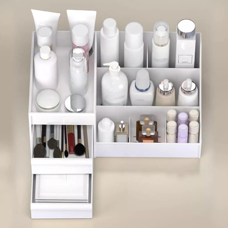 ArgenMex Organizador De Maquillaje Exhibidor De Cosméticos C/cajones