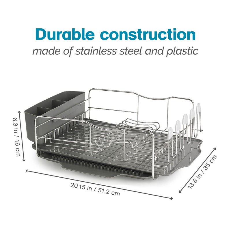 Polder KTH-615 Dish Rack, 4 PC Combo– Advantage System Includes