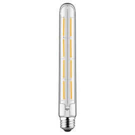 YIIZON Dimmable Vintage LED Edison Bulbs 8W E26 Base T30 Warm White 3000k Tube Antique Style LED Filament Bulbs