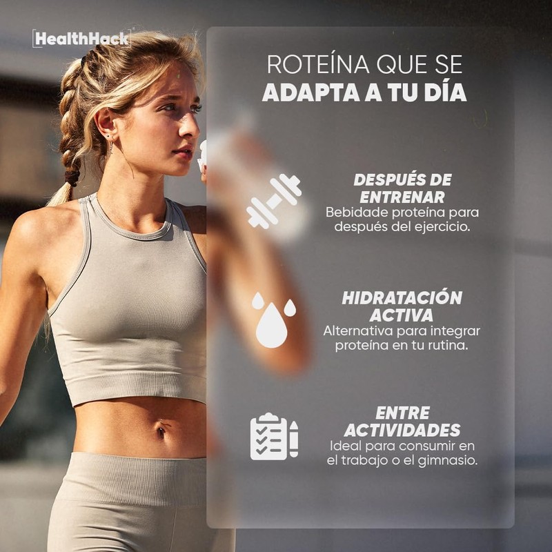 Health Hack Clear Whey Protein Water Lima Limón: Refrescante, con