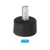 PATIKIL Universal 1/4" x 1" Rubber Tripod Feet, 3 Pack