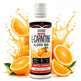 L-Carnitine 4000 Amped Orange, L-Carnitine Vitamin Supplements 473ML 16 FL OZ
