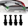 Pack of 4 parcel shelf retaining strap, parcel shelf clips,