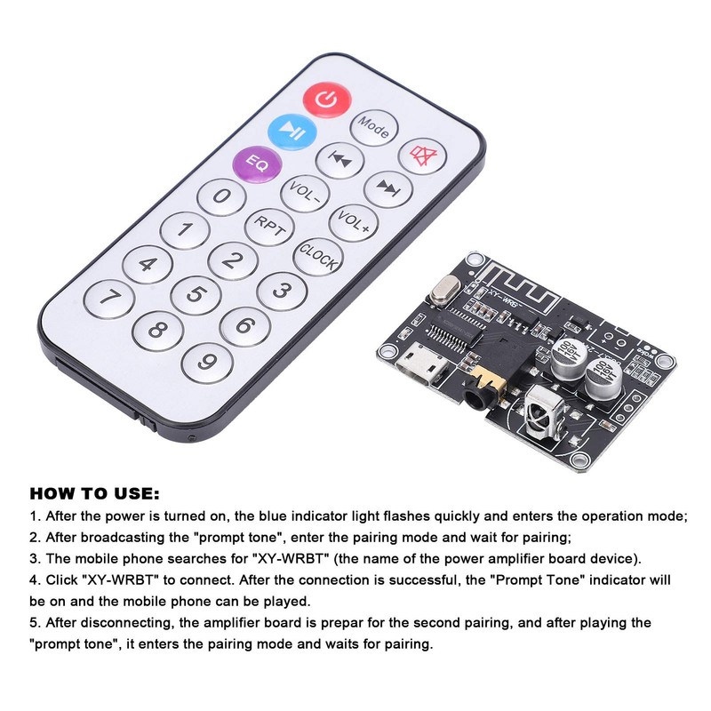 Kadimendium Bluetooth Decoding Board Audio Receiver Board Stereo Power Speaker