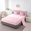 Erosebridal Bow Comforter Set Lace Print Bowknot Girl Full Bedding
