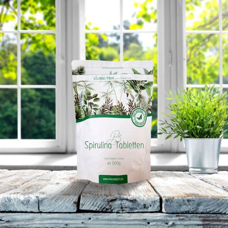 VivaNutria Organic Spirulina Pellets 500 g | From Controlled Organic