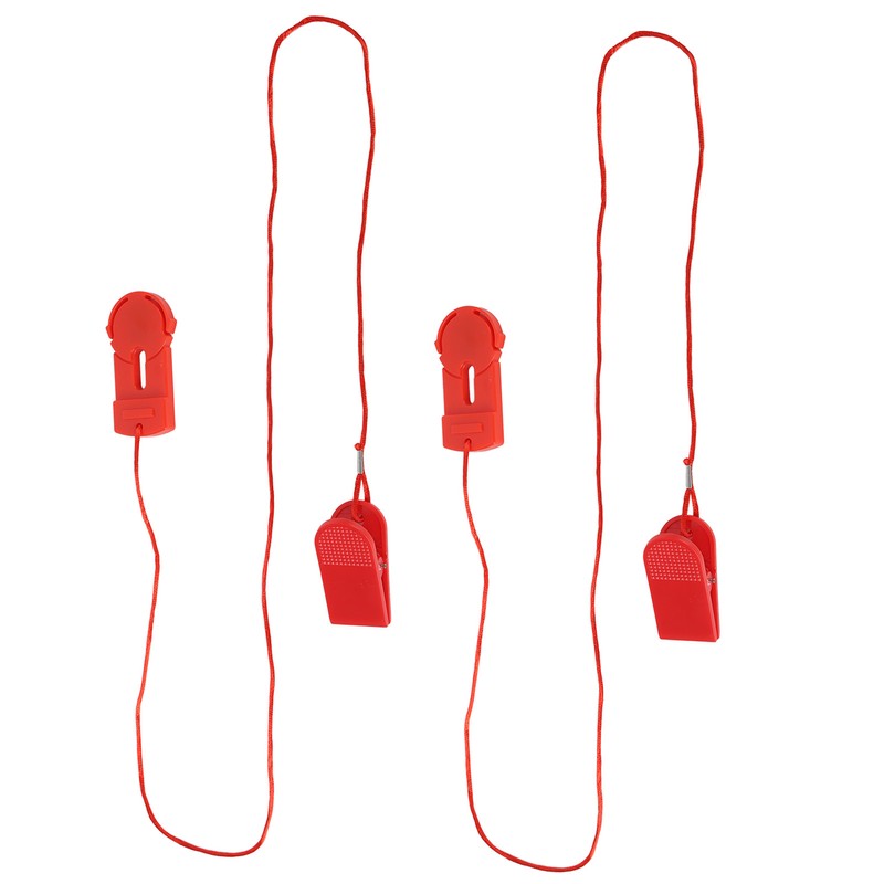 2Pcs Running Machine Security Key Light Weight Treadmill Security Clip