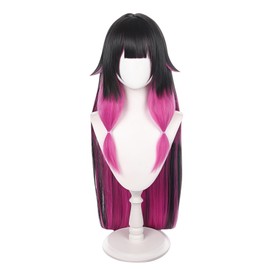 NOKIJP Wig, Moon Girl, Harajin Cosplay, Heat Resistant Wig, Easy to Set, Genshin Impact, Senshina, Third Place Officer, Girl