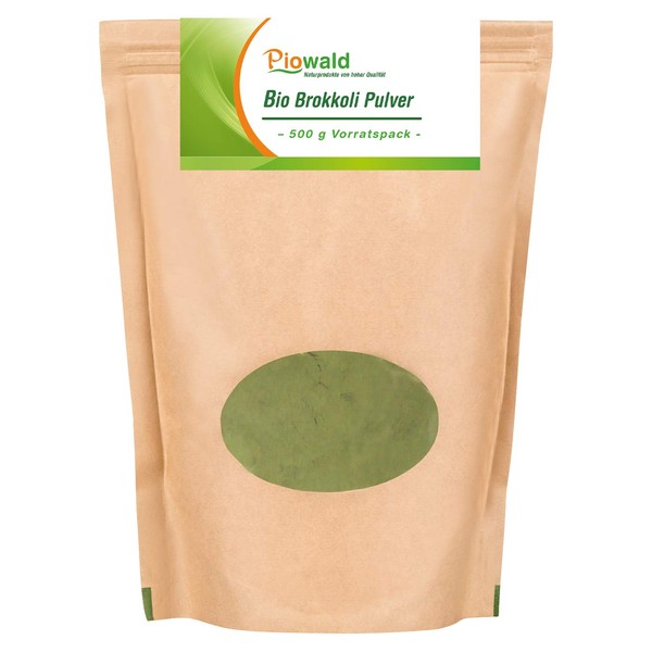 Organic Broccoli Powder - 500 g Storage Pack
