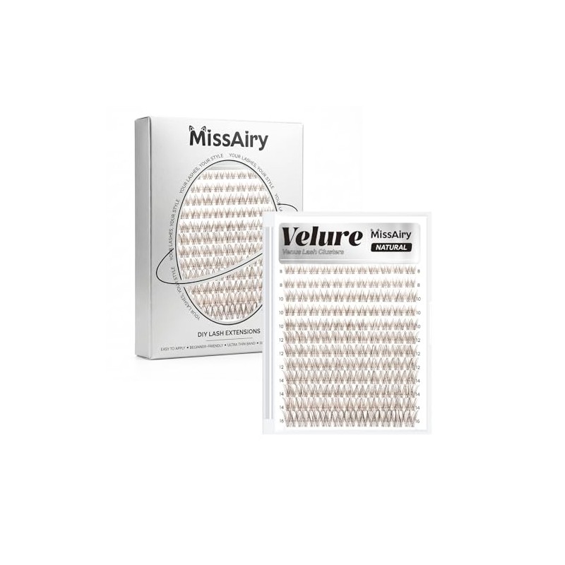 Velure Lash Clusters Dark Brown Lash Cluster Natural Eyelash Extensions