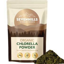 Sevenhills Wholefoods Organic Chlorella Powder 400g, Broken Cell Wall, High in Vitamin & Minerals