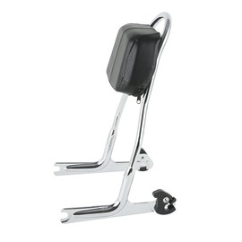 TCMT Chrome Detachable Sissy Bar Backrest Fits For Harley Softail Deluxe FLSTN 2005-2017 Softail Springer Classic 2005-2007 Fat Boy 2000-2006 Night Train 2000-2005 Deluxe 2005-2006