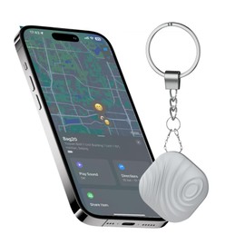 Nutale Air Tags Smart Key Finder - Only iOS(Not for Android) - Bluetooth Smart Key Tracker Tag - Work for Apple Find My - Keep Track of The Items That Matter Most (Gray)
