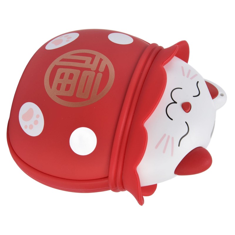Electric Hand Warmer USB Rechargeable Double Sided Portable Lucky Cat
