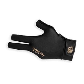 TAOM Billiard Accessories Billiard Glove Midas 3-Finger for Left Hand, M L XL (M)
