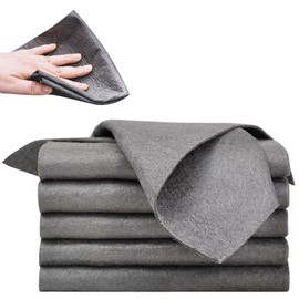 GIKPAX 5Pcs Thickened Magic Cleaning Cloth, 30 * 30CM Microfiber Window Cleaning Cloths Reuseable Magic Cloths for Dusting Cars Kitchen