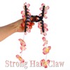 Bafuny Large Flower Hair Claw Clips Pink Floral Hair Clip