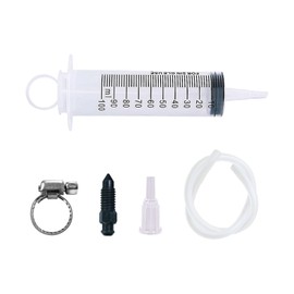 GAOLAOSY Brake Bleed Kit, Hydraulic Disc Clutch Bleeder Tool Oil Fluid Extractor with 100ML Syringe & 50cm Hose, Universal Automotive Braking System Repair Maintenance Reverse Bleeder Tool