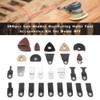 100-Piece Oscillating Saw Blades Set, Multifunctional Tool Saw Blades Kit,