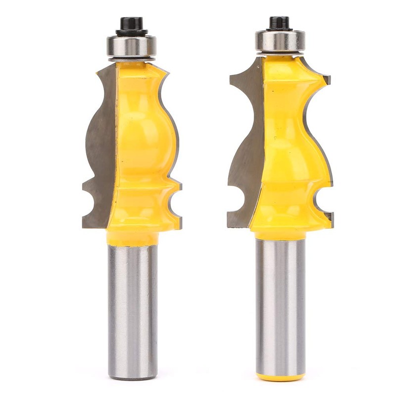 Architectural Router Bit, 1/2 Inch Shank Fishtail Handrail Router Bit