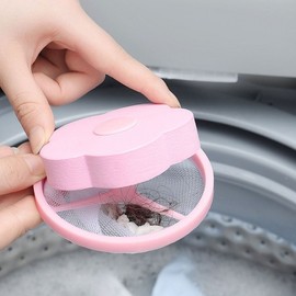 Pink Washing Machine Lint & Hair Catcher Filter Net (2-Pack) Pink 2-Pack 2ea