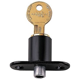 Push Bolt Style Sleek Bypass Door Lock - Sliding Door Lock for Room & Patio Doors - Effortless Sliding Closet Door Hardware w/Stylish Brass Finish – Easy to Install & Secure Cabinet Locks with Keys