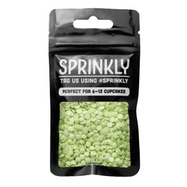 SPRINKLY - Natural Sugar Confetti (Vegan) - Green - 25g