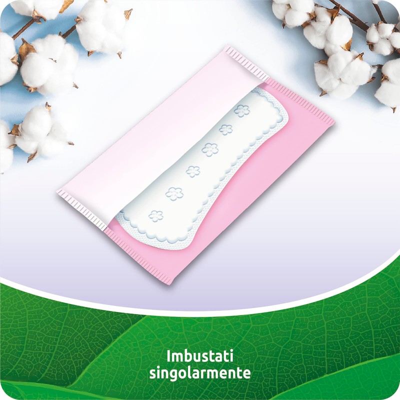 EveryDay All Cotton Normal Pantiliners 100% Cotton Pack of 20