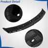 WFLNHB Plastic Windshield Window Wiper Cowl Cover Grille Kit Black