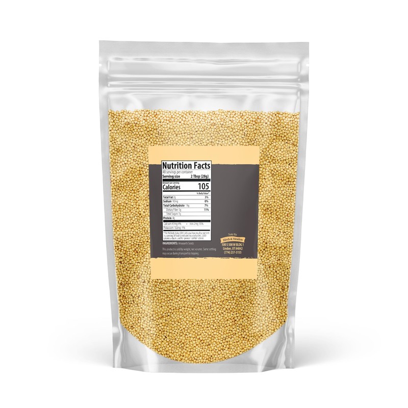 Birch & Meadow Whole Amaranth Grains, 3 lb, Non-GMO, Soups