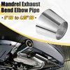X AUTOHAUX Car Mandrel Exhaust Bend Elbow Pipe 304 Stainless