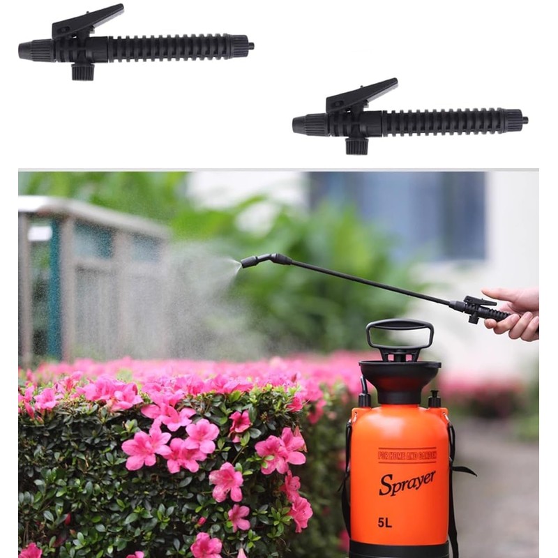 2 Pcs Black Trigger Sprayer Handle, for 3L/5L/8L Agricultural Sprayers