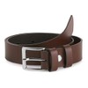 Ladeheid K1D5 kids belt, leather belt 2.5 cm wide, -