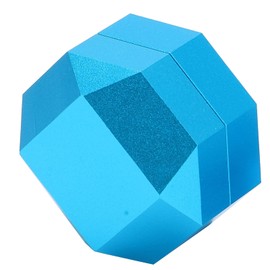 SPYMINNPOO Billiard Chalk Holder Magnetic Pool Cue Chalk Box Portable Octagon Three Layer Cue Tip Carrier Case(Blue)