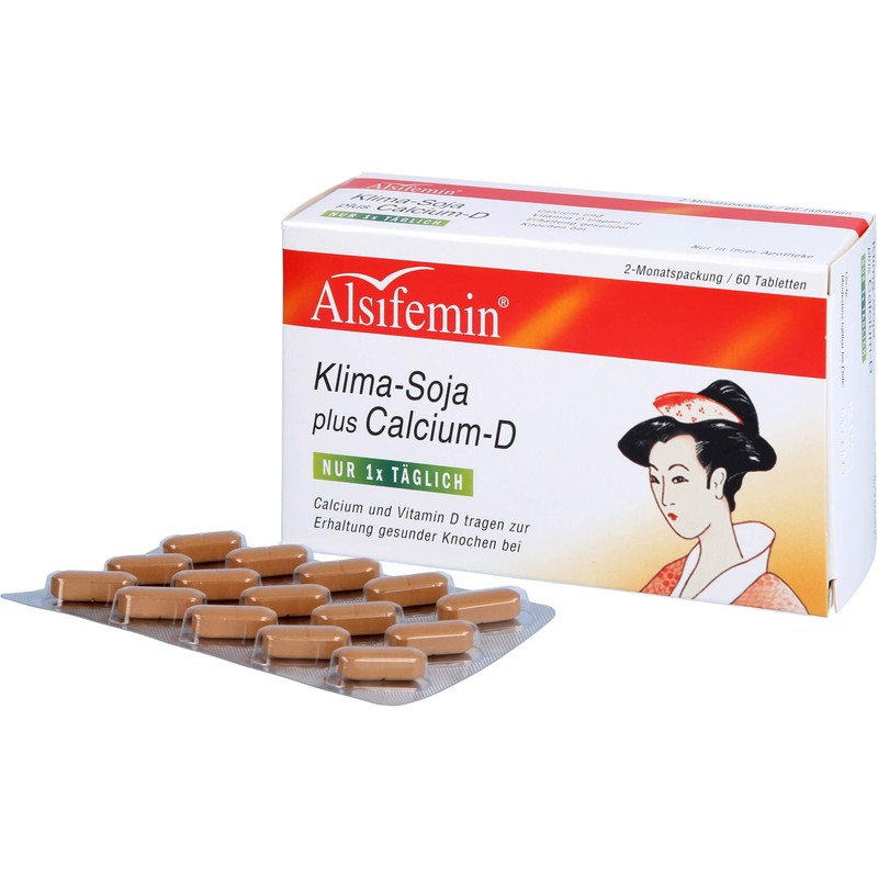 ALSIFEMIN Klima-Soja plus Calcium D3 Tabletten 60 St