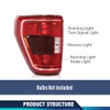 PIT66 LED Tail Lights Assembly Driver Left Side Compatible with