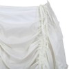 Hengzhifeng Women Steampunk Pirate High-Low Lace Skirt (M,White)