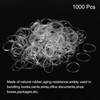 sourcing map 1000 Pack Rubber Band Stretchable Rubber Elastic Band